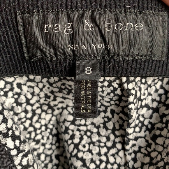 Rag & Bone Simone Leopard Print Skinny Pants Sz 8